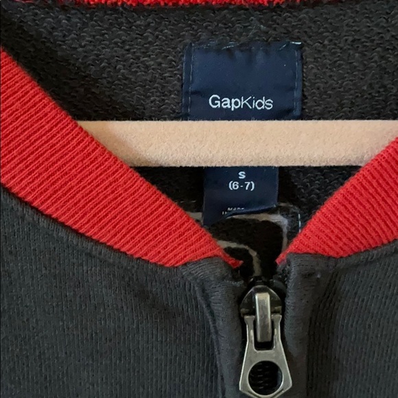 Gap Boys baseball zip-up jacket - Picture 2 of 4